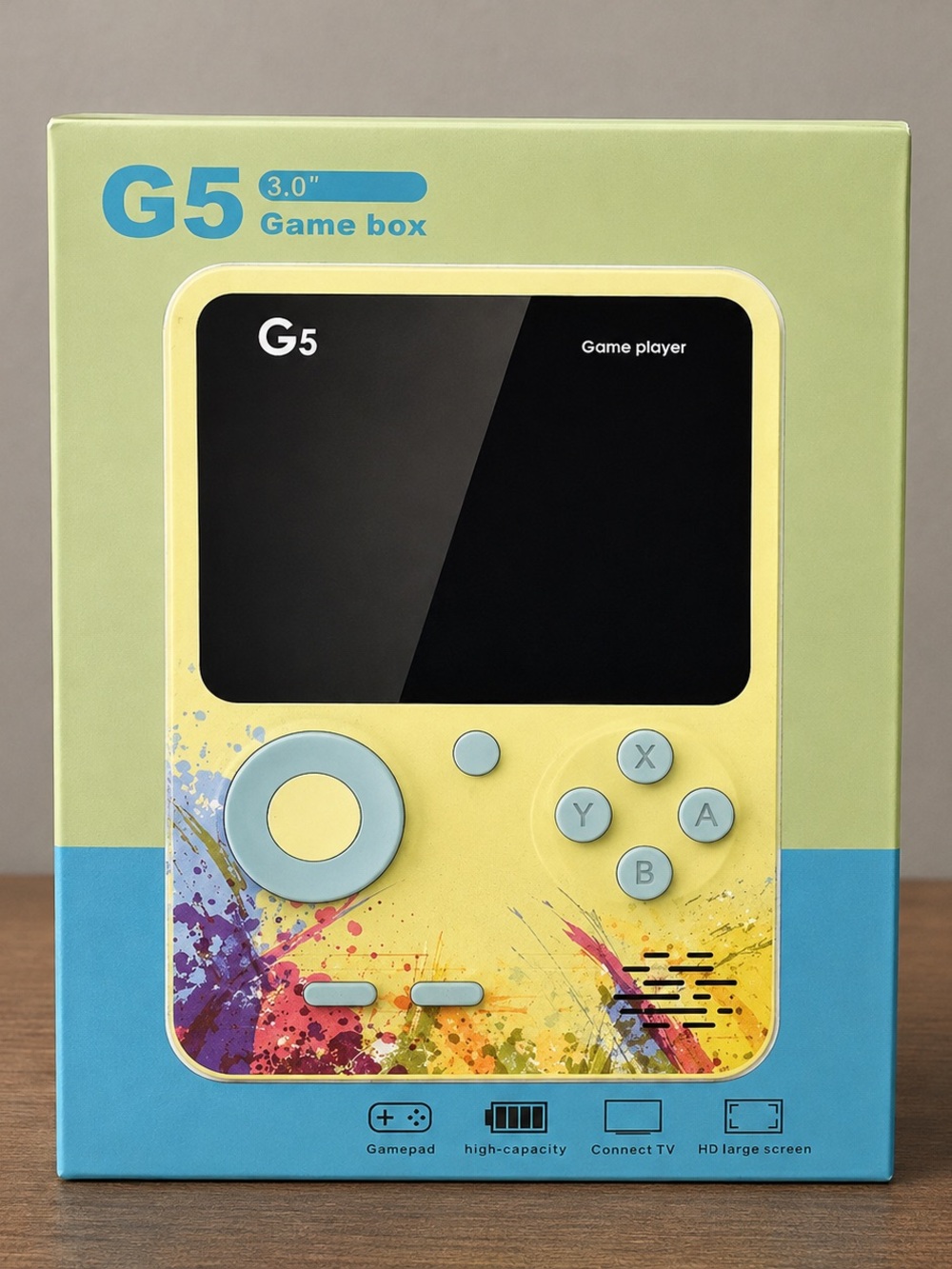 G5 Handheld Game Console - Built-in classic games!! (New in box) Random color